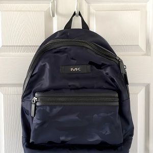 Brand new Michael Kors backpack, Color: Indigo blue camo-print